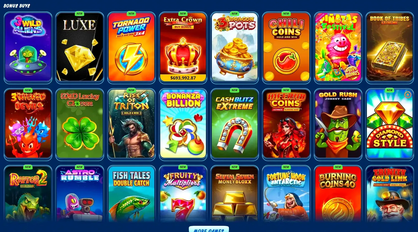 Spirit Casino Blitz-Einstieg Bonus Übersicht